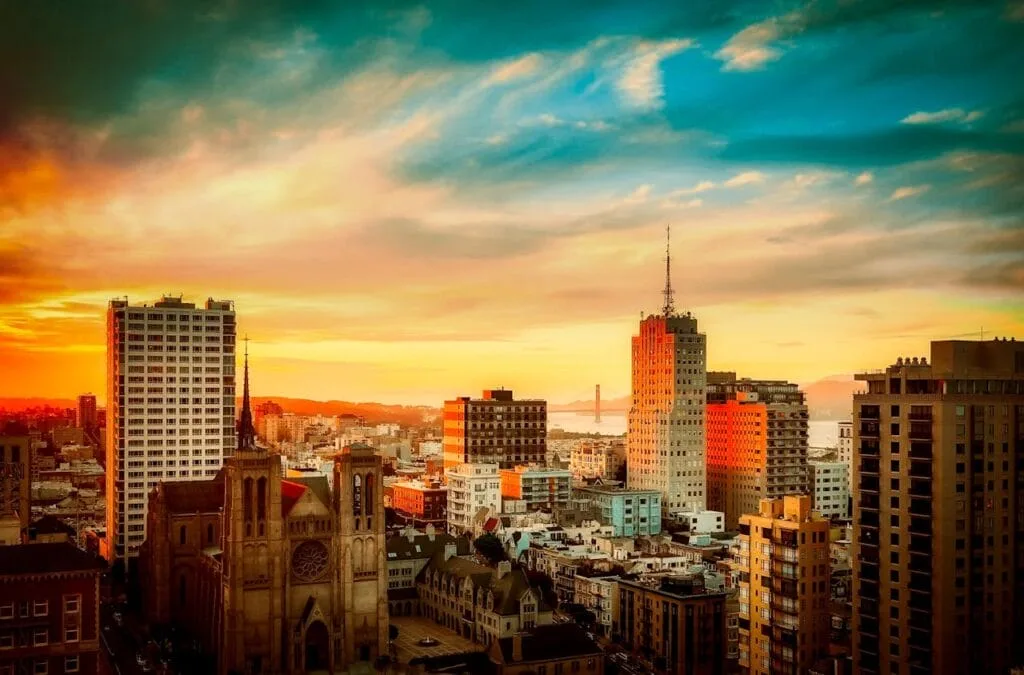 San Francisco, CA, United States - Buildings Under Cloudy Sky during Sunset