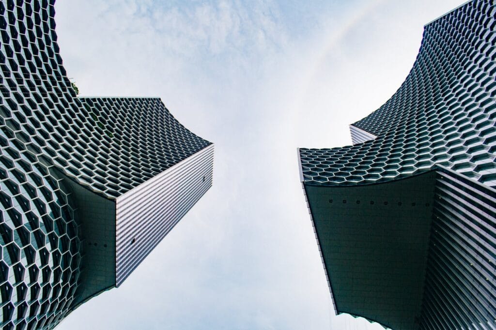 Abstract image of buildings